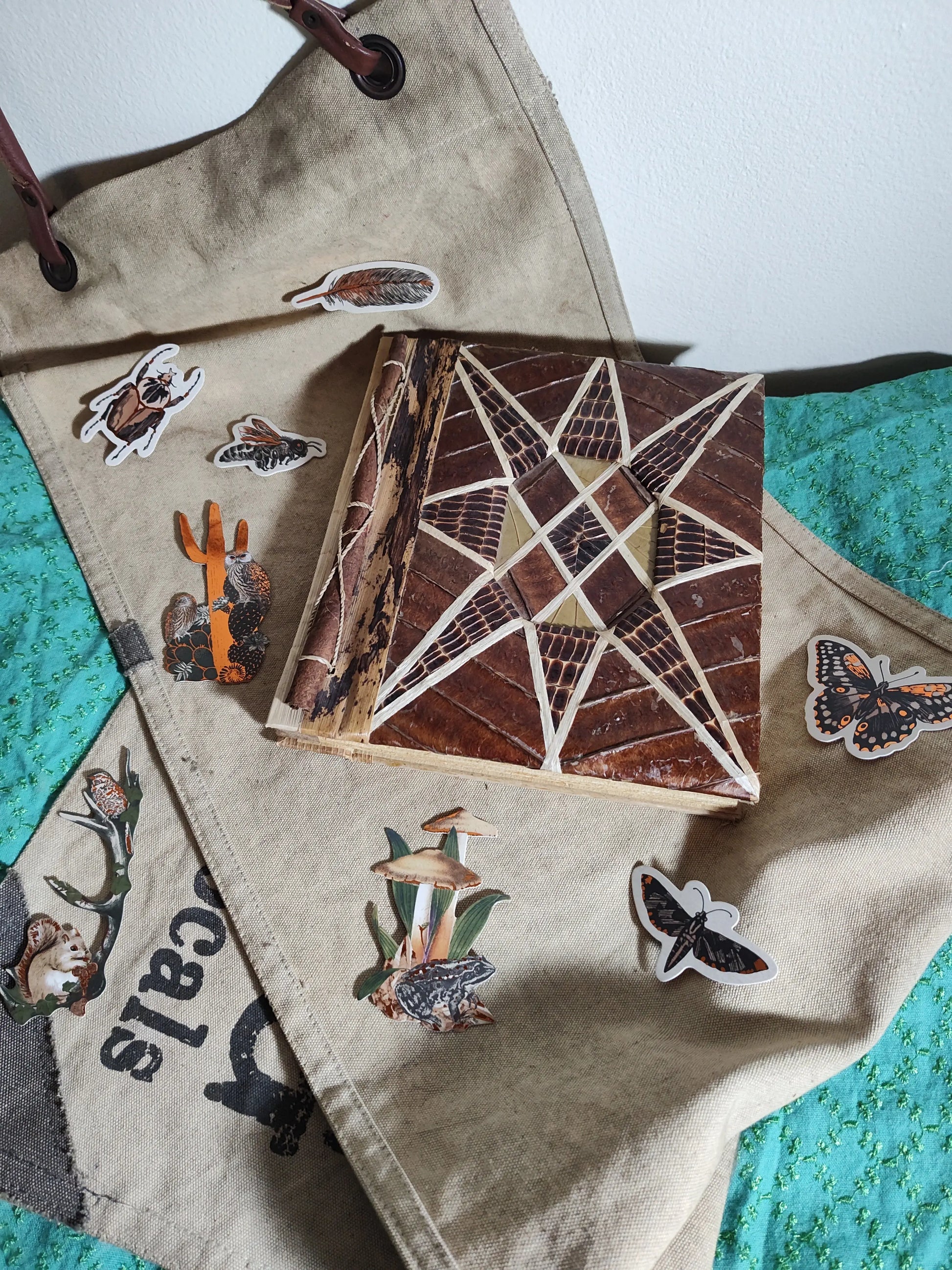 Vintage HANDMADE Funky Traveler Set Creative Freedom Collective