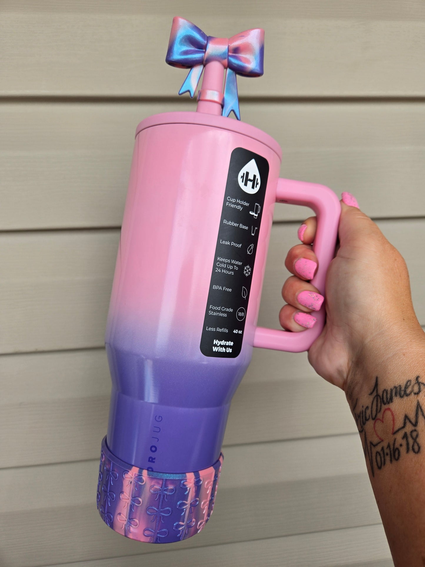 Blushberry Shimmer Coquette Silicone Boot Bumper sleeve THE SALTY CHIC