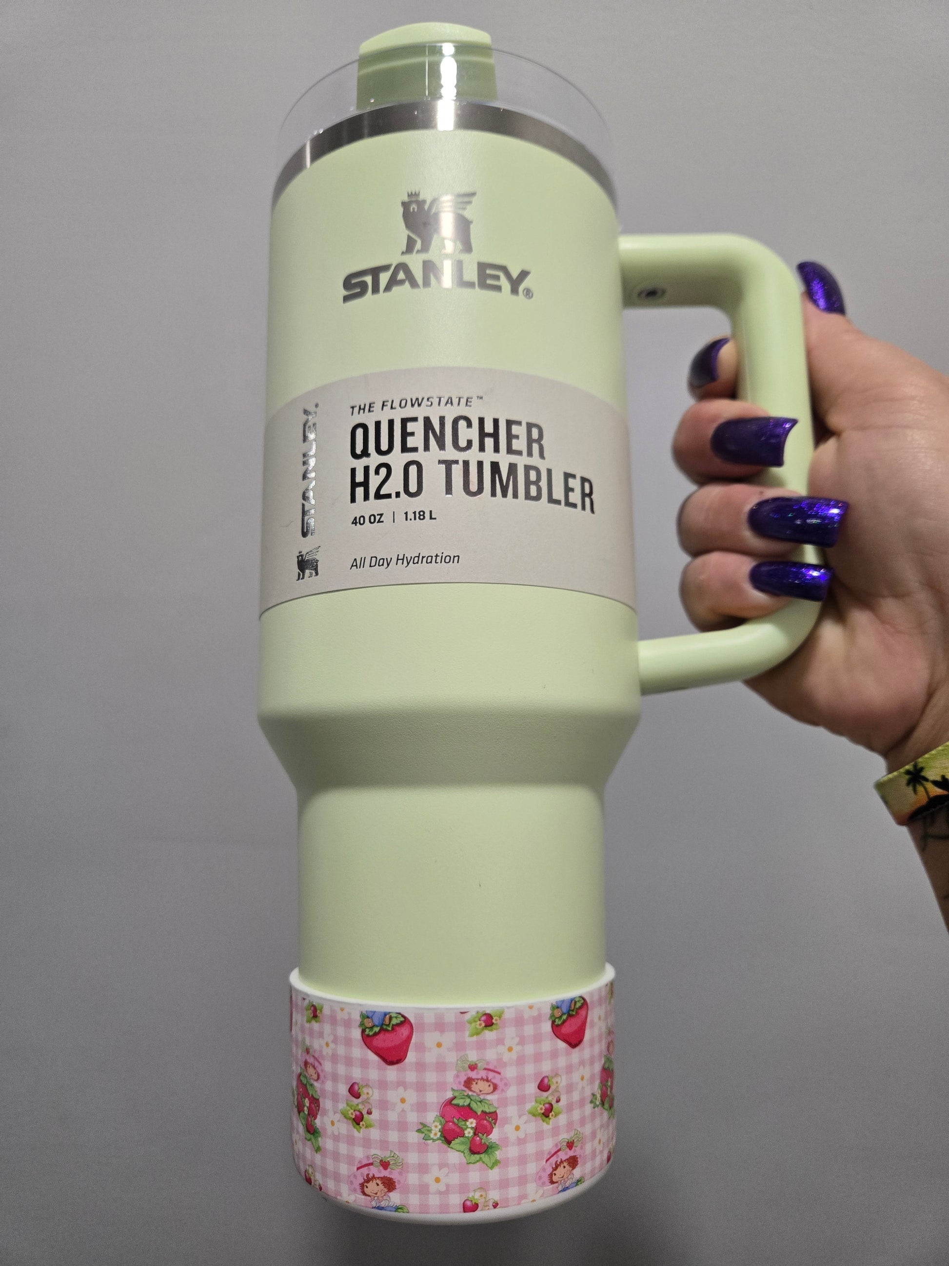 Plaid Strawberry Girl Silicone Boot Bumper Sleeve for Tumblers THE SALTY CHIC