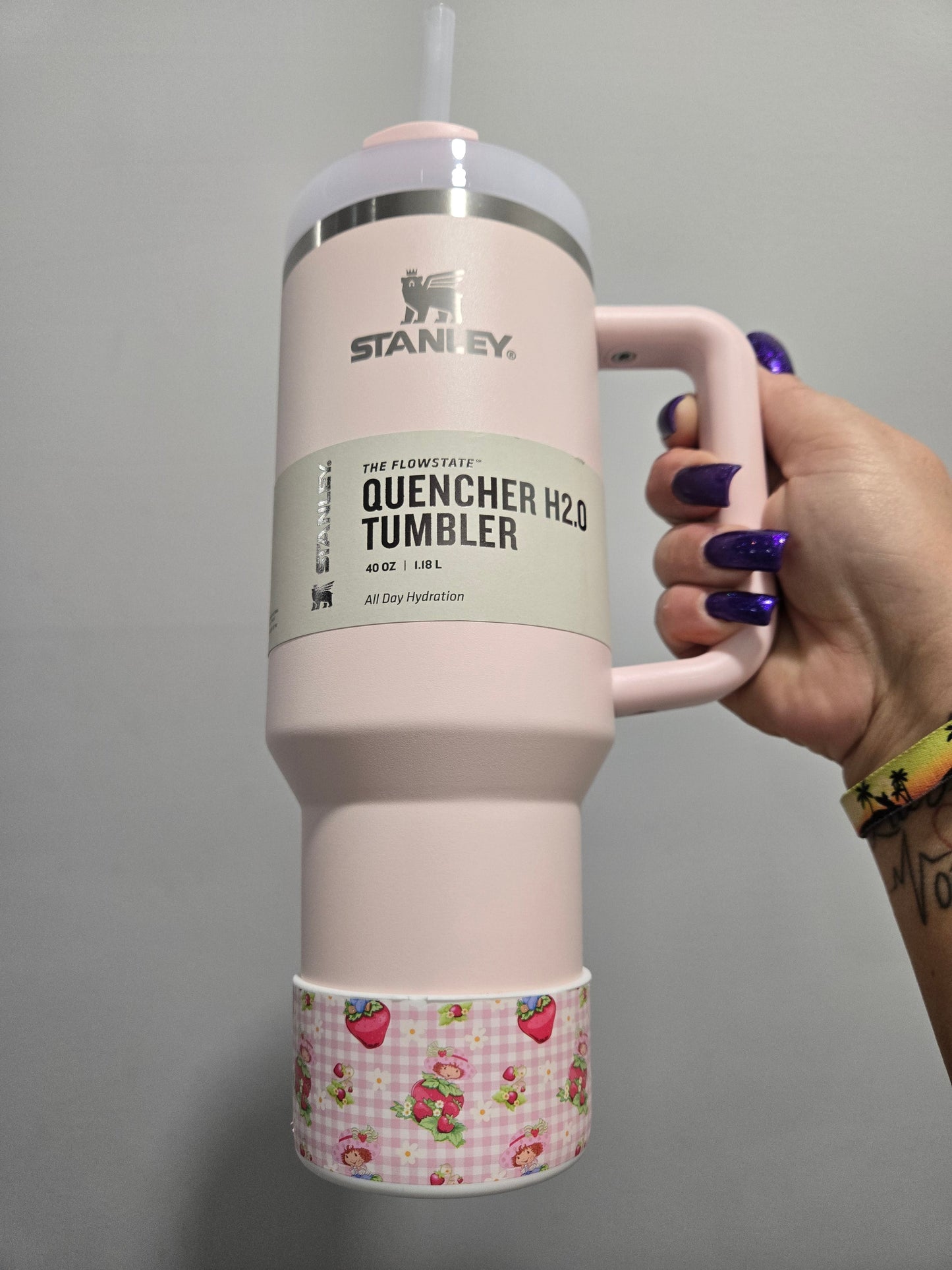 Plaid Strawberry Girl Silicone Boot Bumper Sleeve for Tumblers THE SALTY CHIC