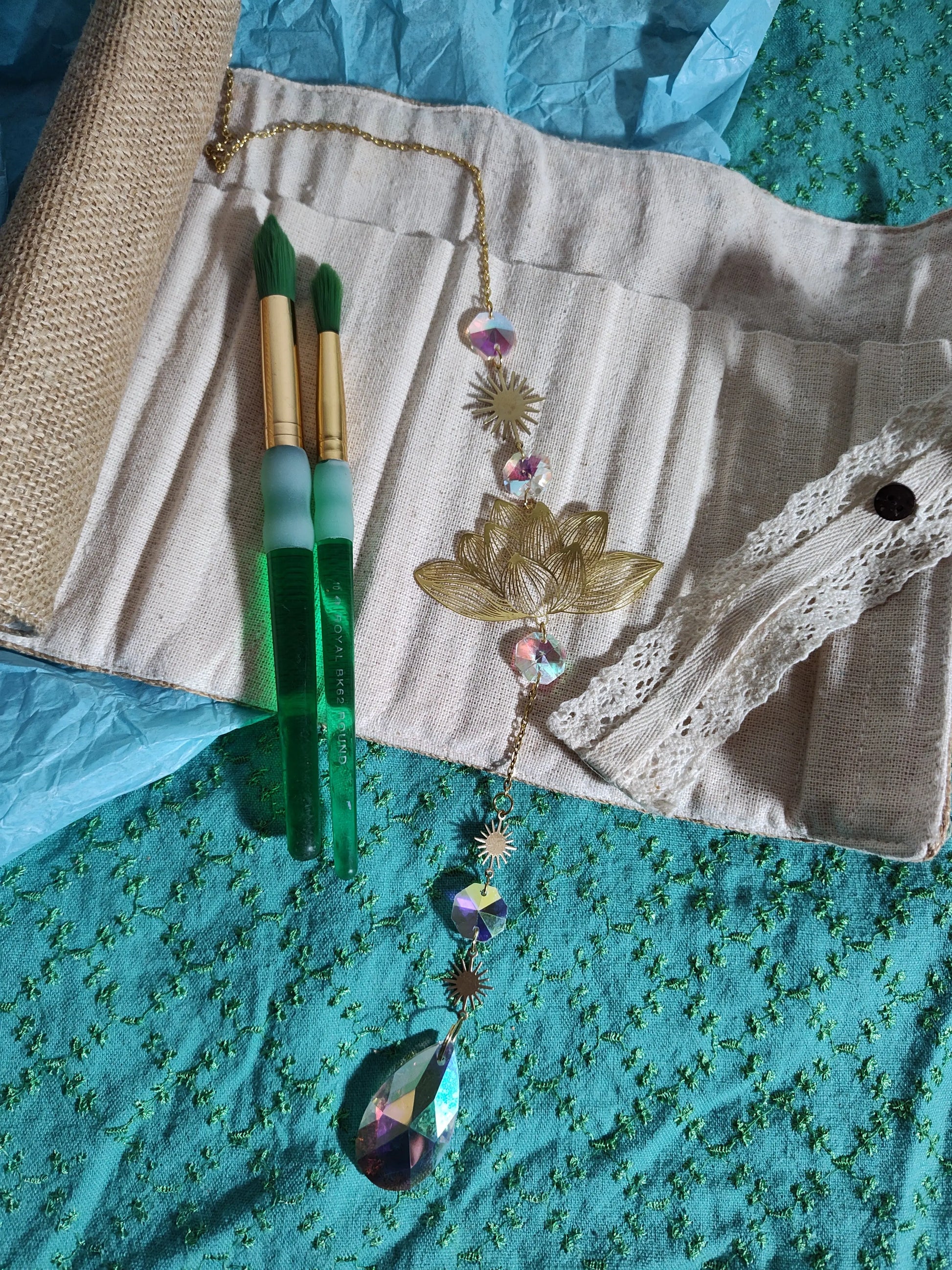 Vintage HANDMADE Funky Traveler Set Creative Freedom Collective