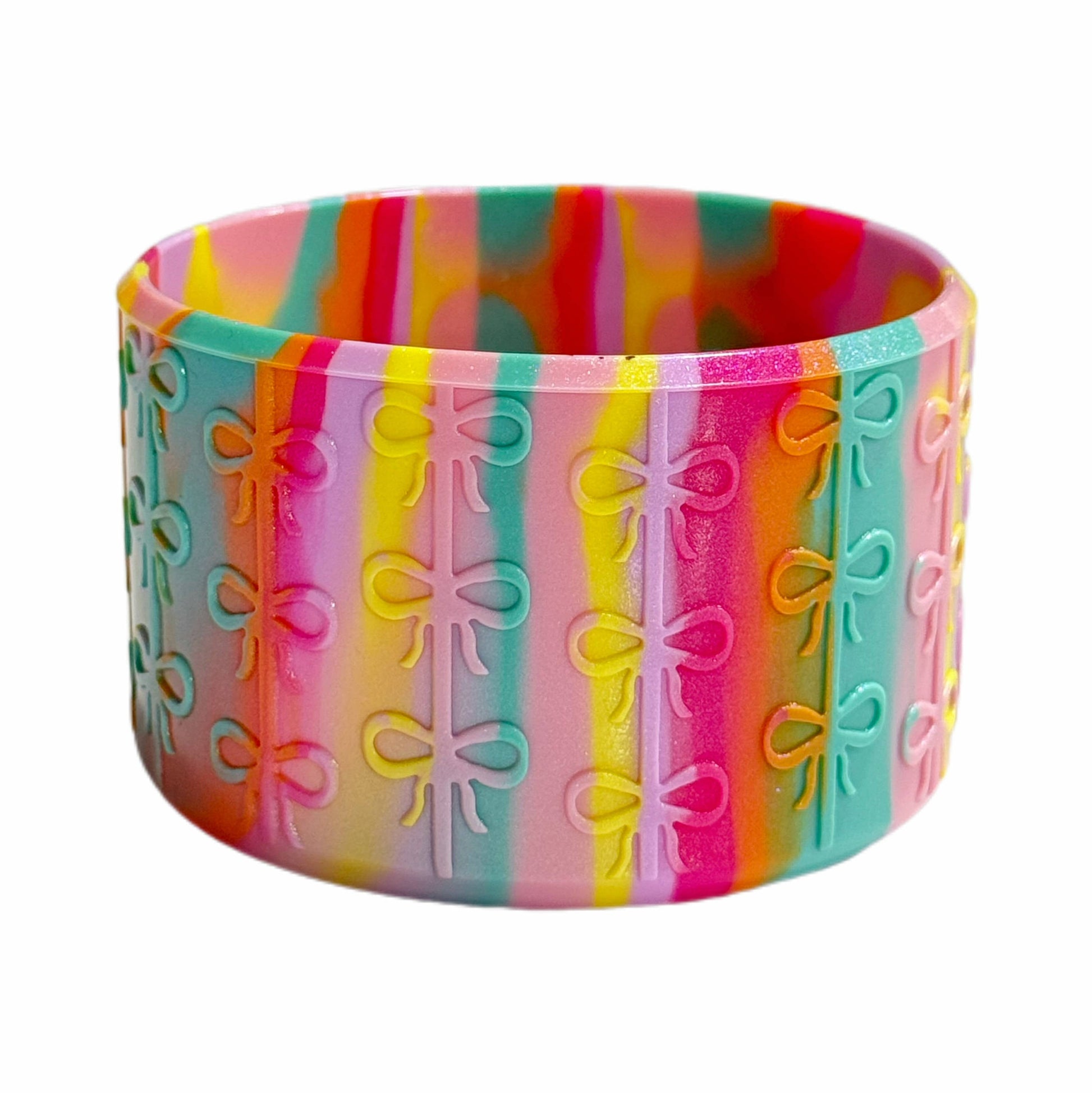 90s Color Swirl Silicone Coquette Boot Bumper Sleeve THE SALTY CHIC