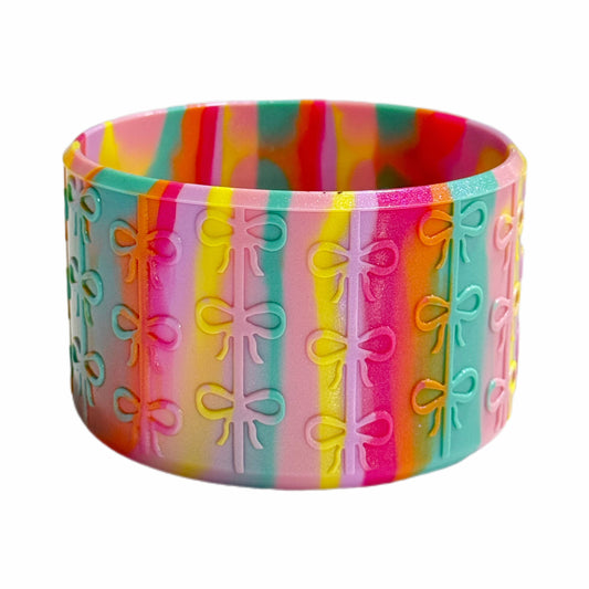 90s Color Swirl Silicone Coquette Boot Bumper Sleeve THE SALTY CHIC