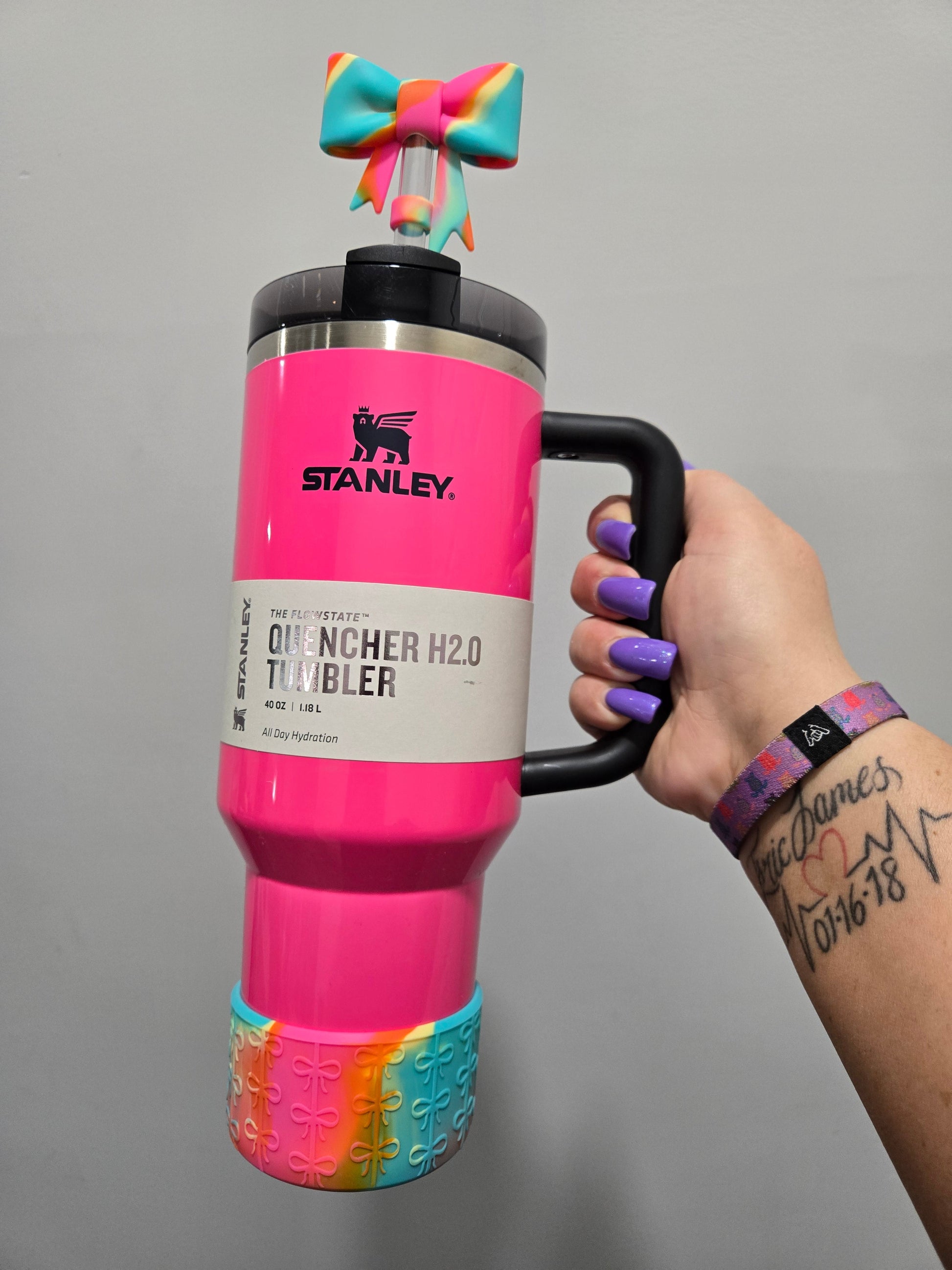 NeonMix Coquette Tumbler Boot Bumper Sleeve THE SALTY CHIC