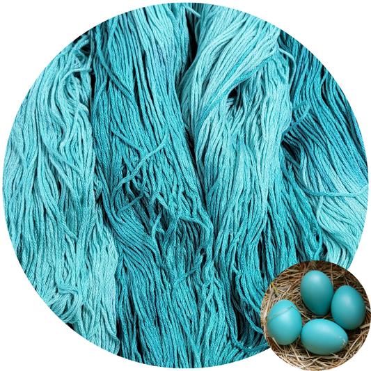 Robin's Egg - Flower Silk by StitchyBox (Standard Colorway)