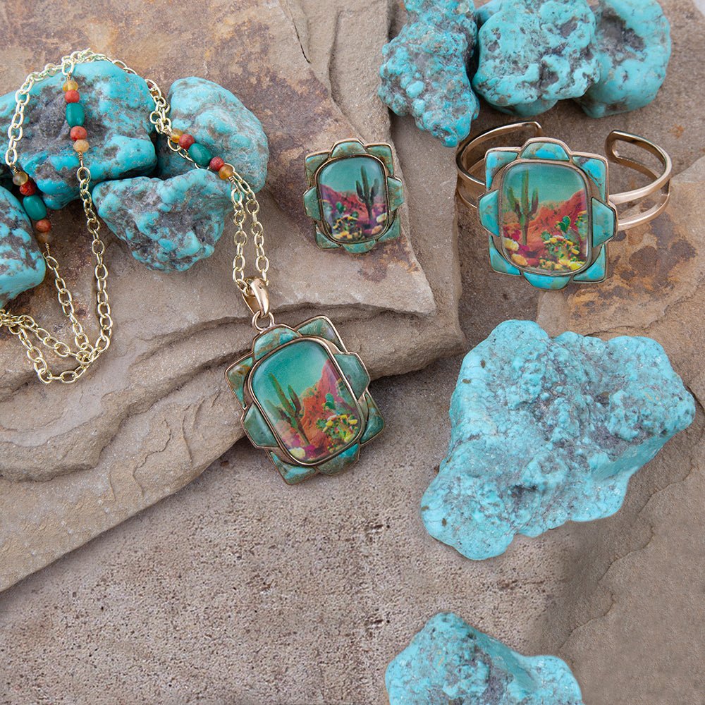 Barse Jewelry • Desert Sedona Blue Turquoise Ring
