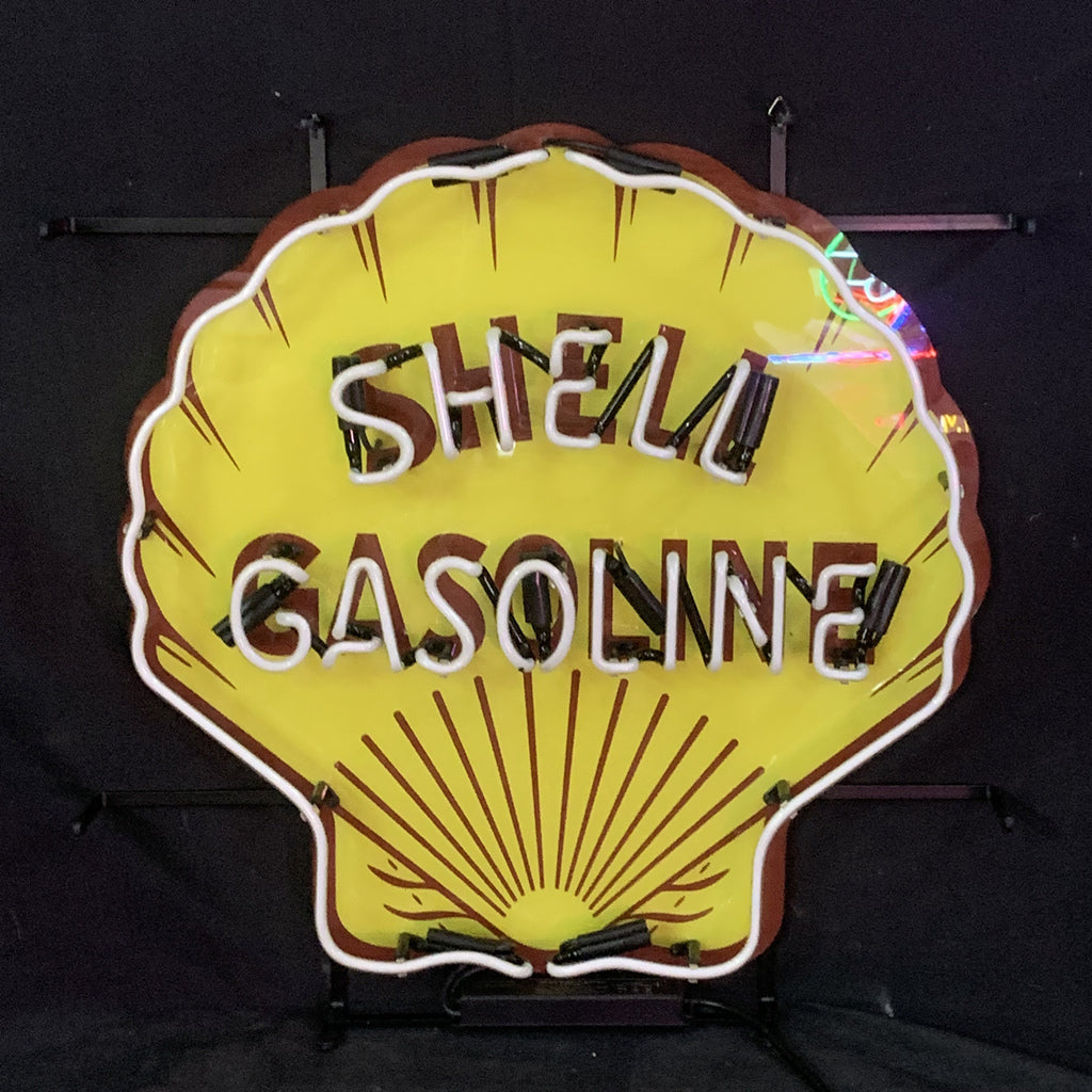 Shell Gasoline Neon Signs Light Neon Signs Land