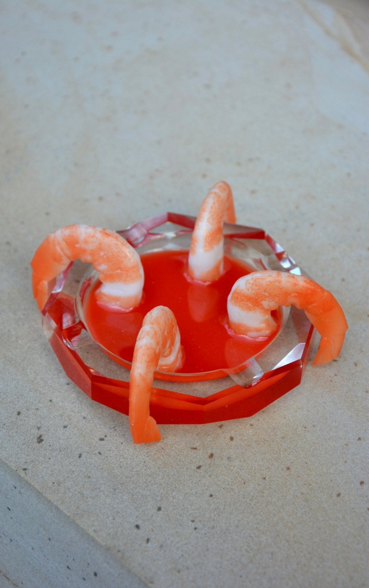 SHRIMP COCKTAIL ASHTRAY