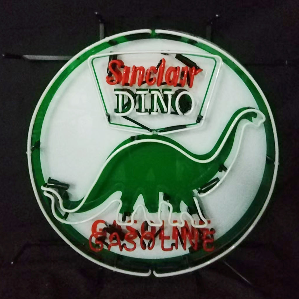 Sinclair Dino Gasoline Neon Signs Light Neon Signs Land
