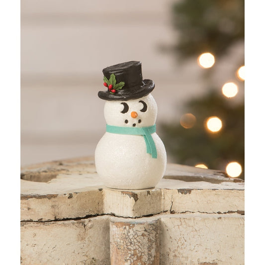 Snowman Luminary Peeking by Bethany Lowe Designs