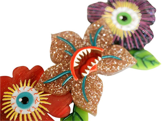 Spooky Flowers Necklace by Laliblue Quirks!