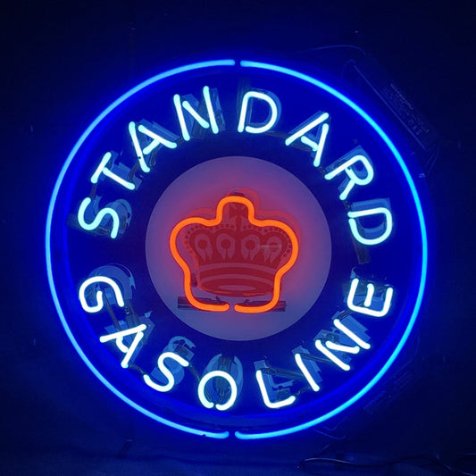 Standard Gasoline Crown Neon Light Sign Neon Signs Land