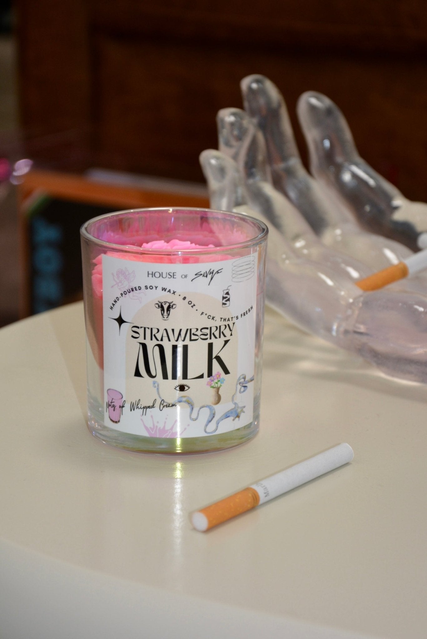 STRAWBERRY MILK CANDLE