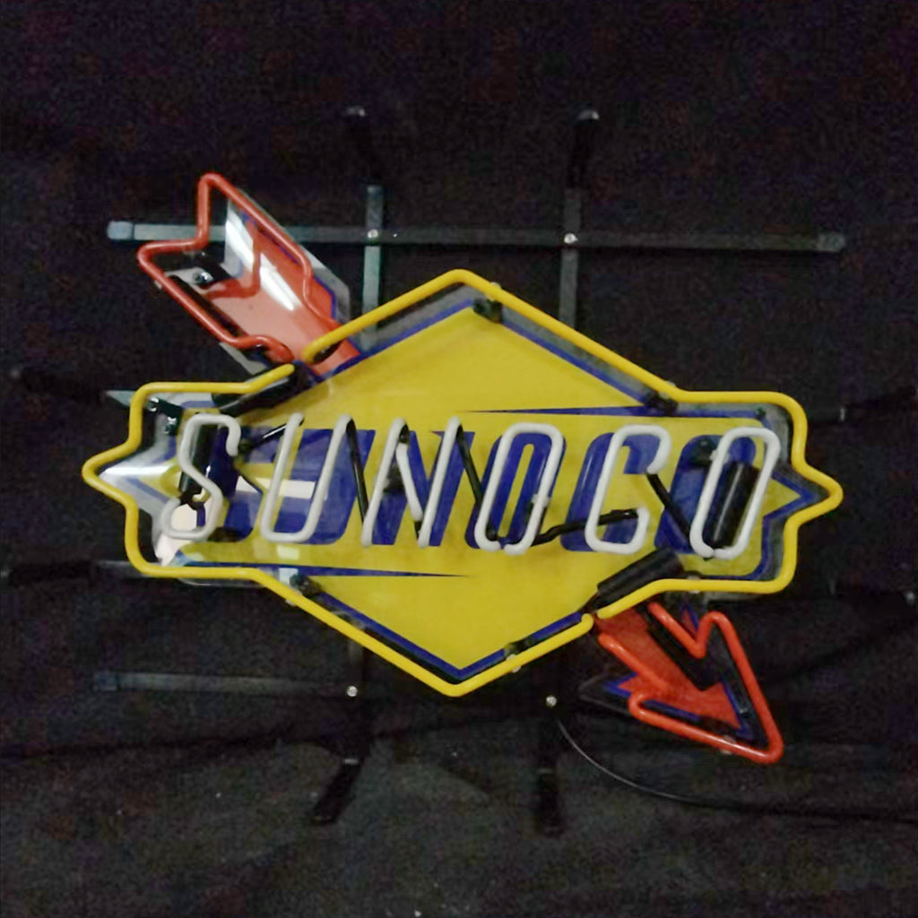Sunoco Gasoline Company Logo Neon Sign Light Neon Signs Land