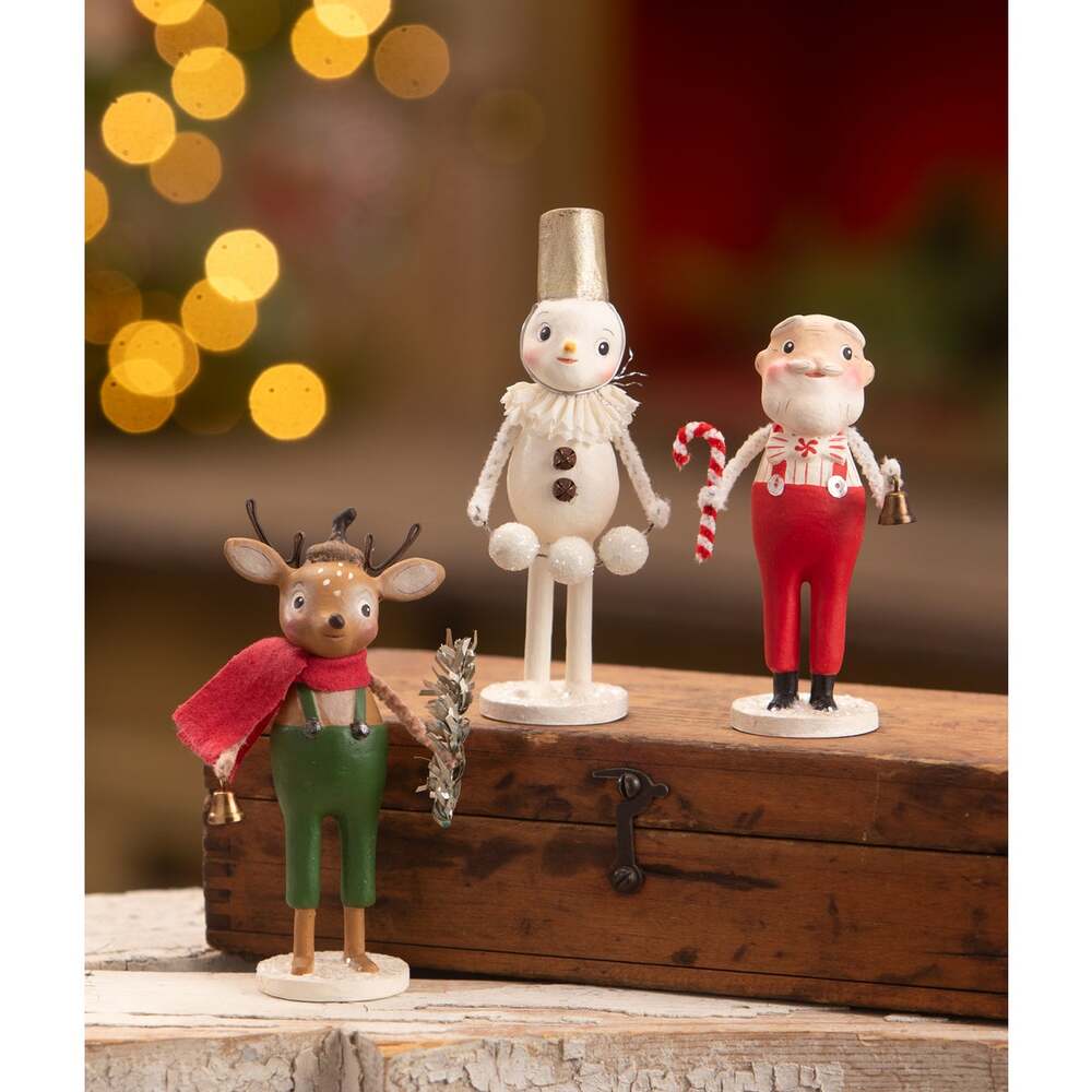 Sweet Reindeer in Suspenders by Bethany Lowe Designs