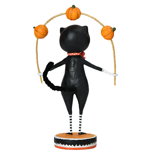 Toss a Jack Cat Halloween Figurine by Lori Mitchell *NEW FOR 2025* Quirks!