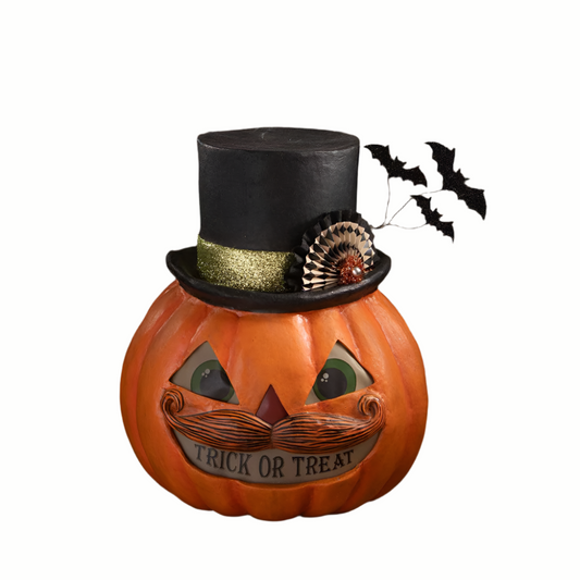 Trick or Treat Pumpkin Stache by Bethany Lowe Designs Quirks!