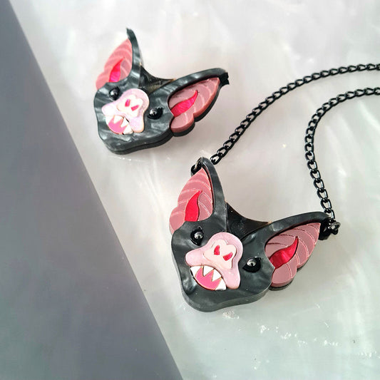 Vampire Bat Necklace by Cherryloco Quirks!
