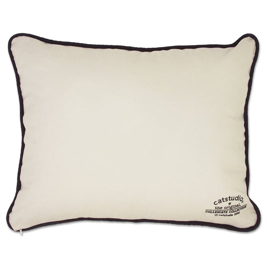 Virginia Commonwealth University (VCU) Collegiate Embroidered Pillow by Cat Studio Quirks!