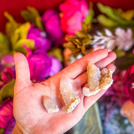 Spirit Quartz Points, Cactus Quartz Clusters, You Choose Size