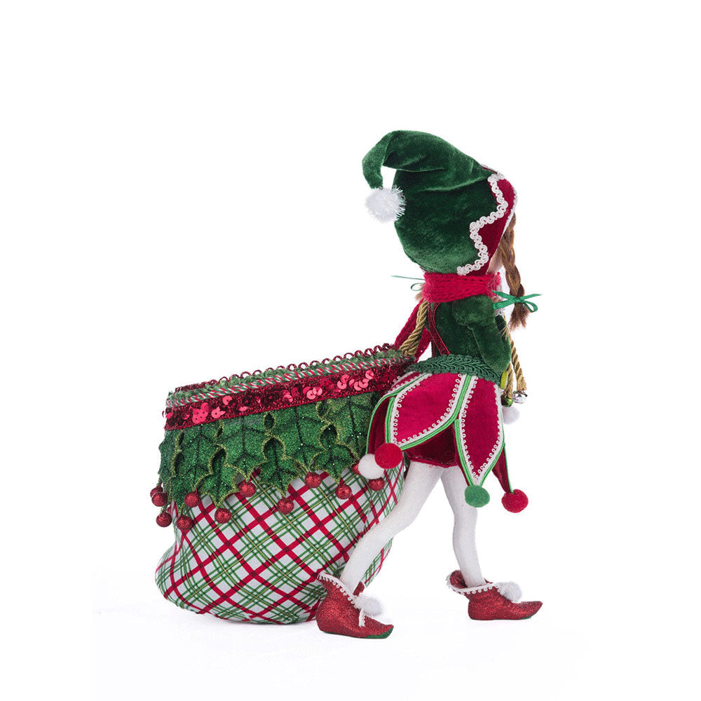 Winter Snowdrop Elf With Bag by Katherine's Collection Quirks!