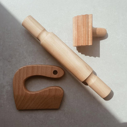 Eco-Dough Wooden Tools Set