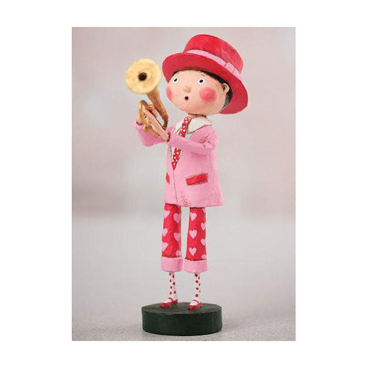 You Toot My Horn Valentine's Day Figurine by Lori Mitchell