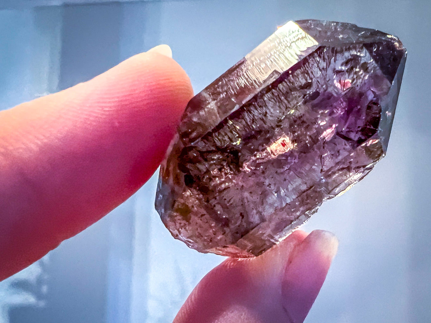 Raw Amethyst with Hematite Inclusions from Zimbabwe, Shangaan Amethyst