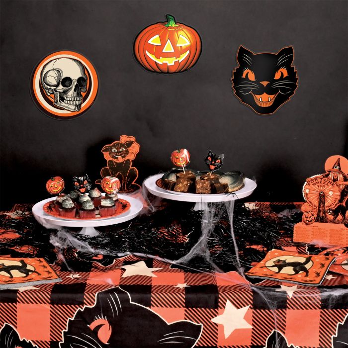 Plastic Vintage Halloween Cutouts Set of 3 by Beistle Quirks!