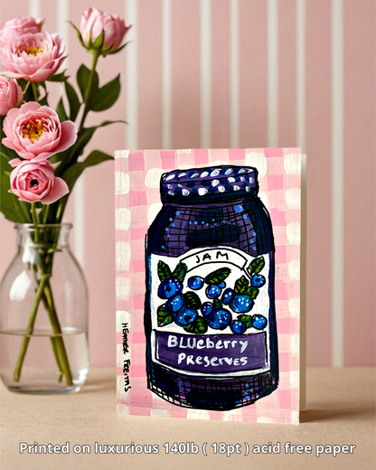 Blueberry Jam - Greeting Card / Fine Art Print