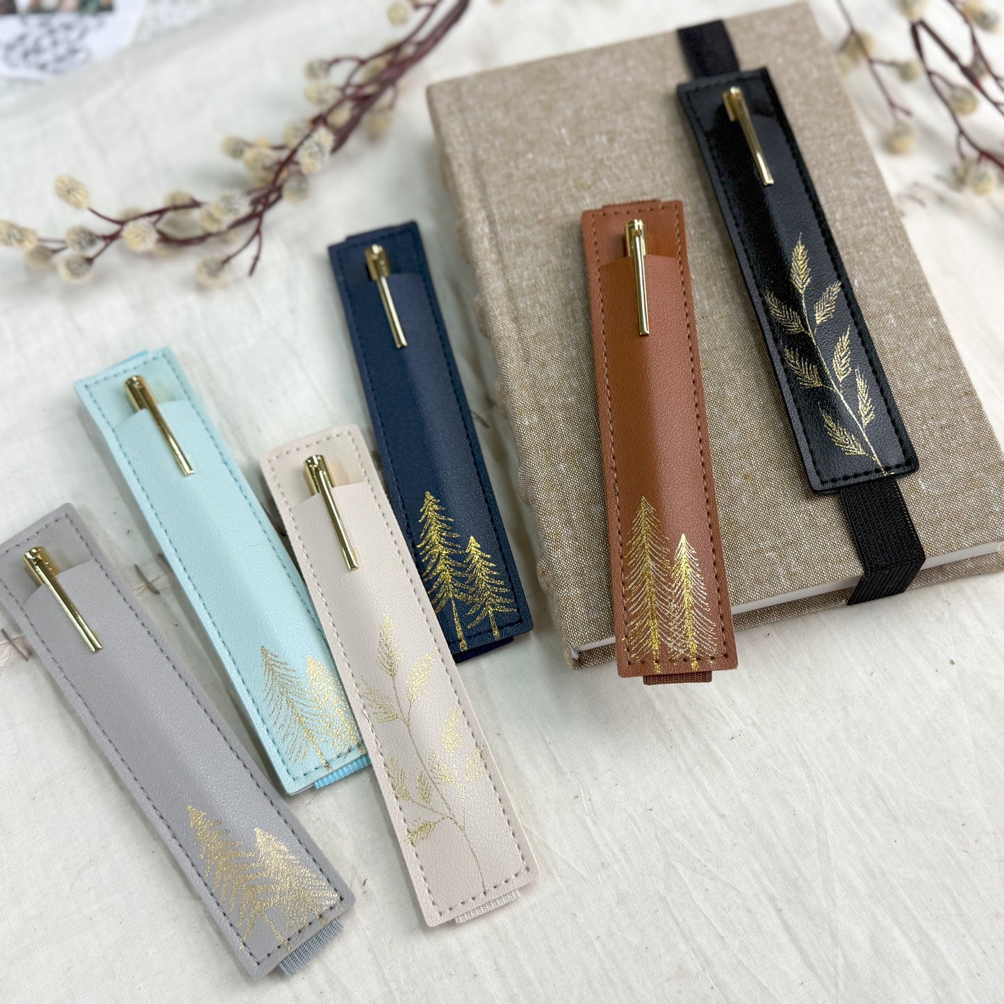 Elastic Pen Holder-Trees