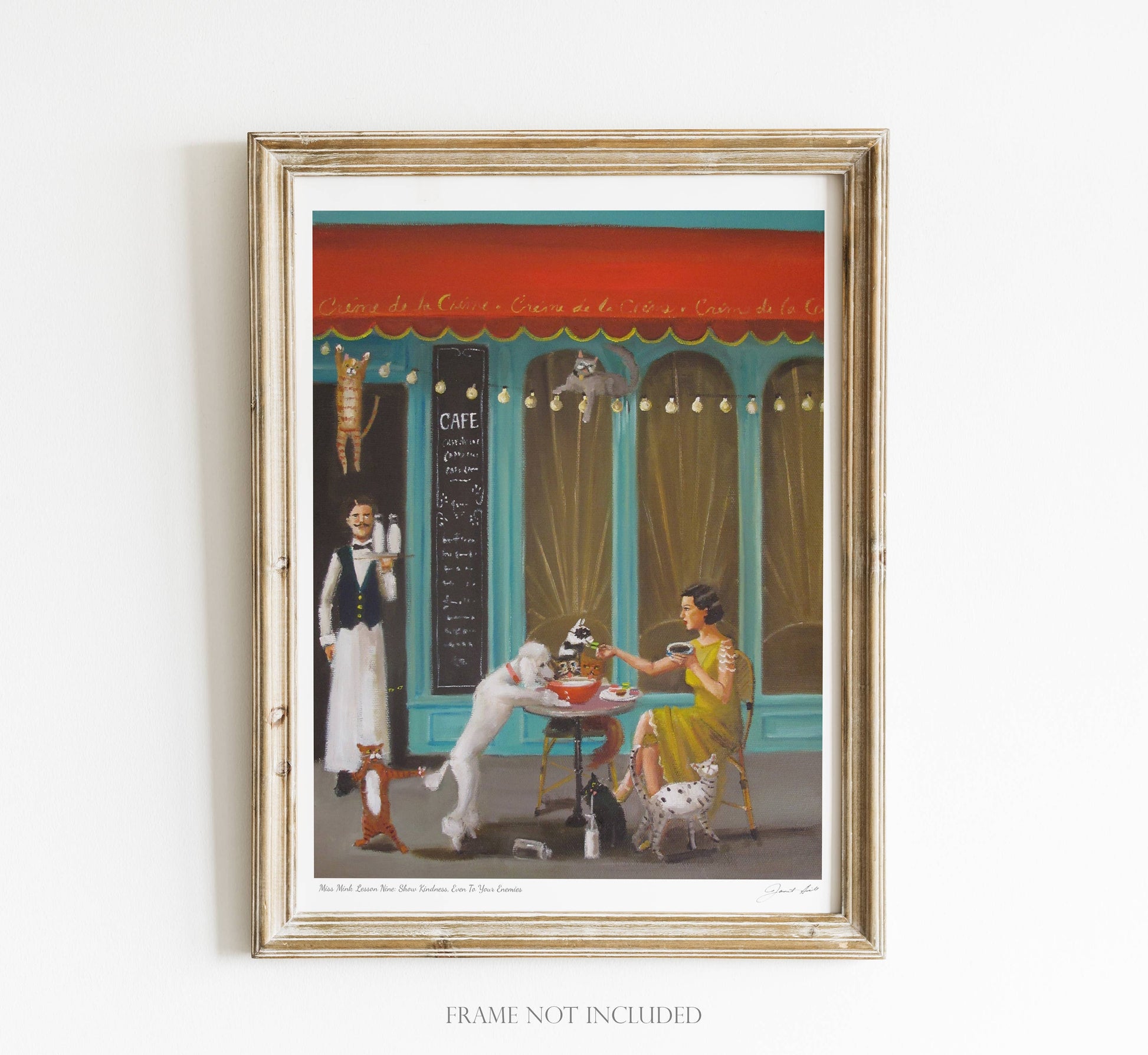 Miss Mink Lesson 9 Art print Quirks!