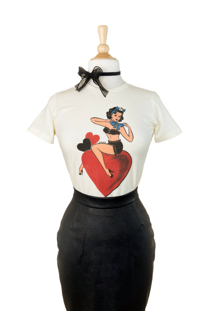 All My Love Fitted Tee in Ivory Quirks!