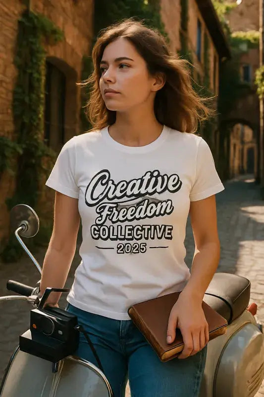 Create Freedom 2025: Vintage Vibes - Women's Standard T-Shirt Creative Freedom Collective