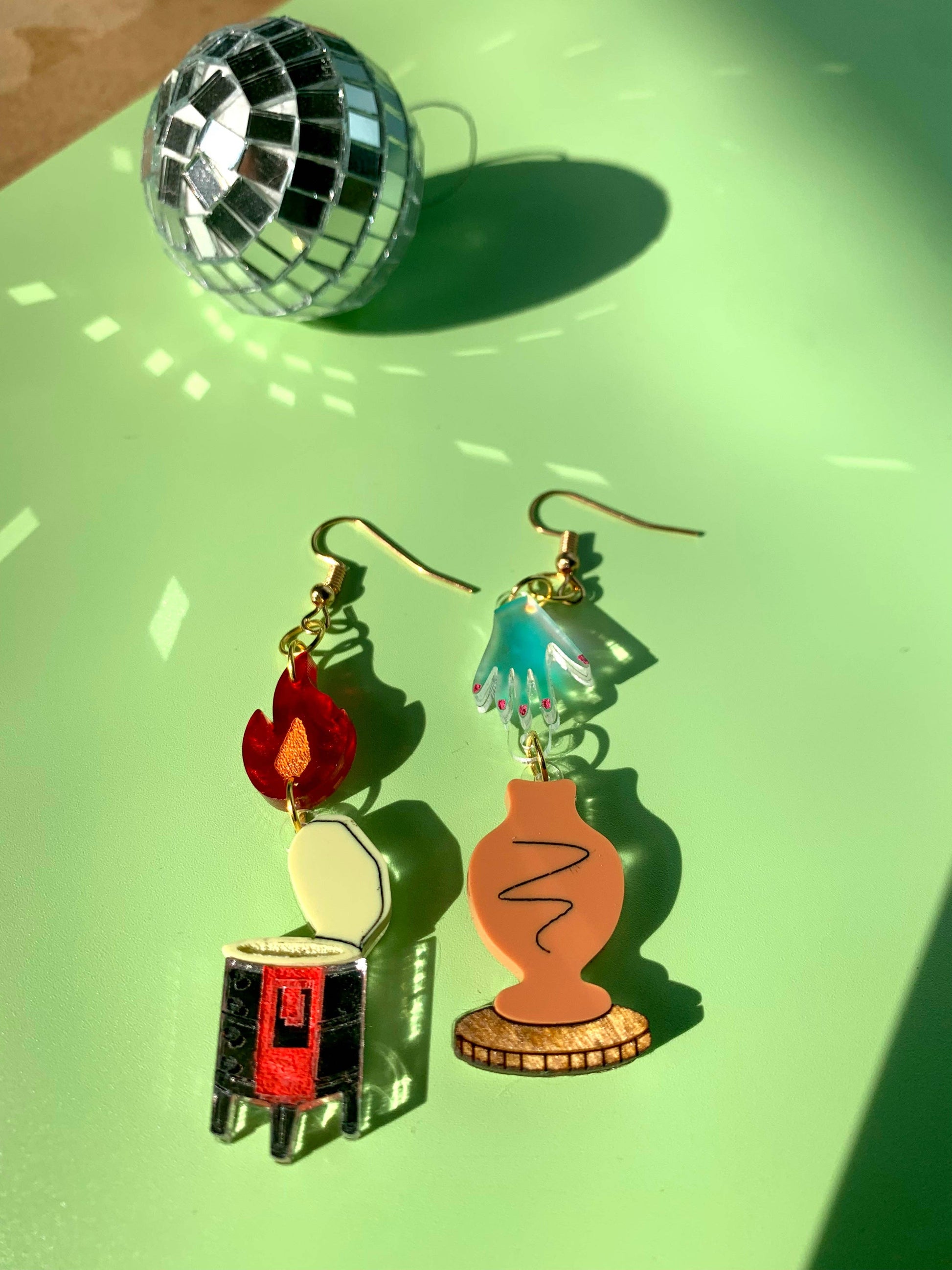 Don’t Clay With Me Statement Acrylic Earrings Quirks!