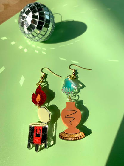 Don’t Clay With Me Statement Acrylic Earrings Quirks!