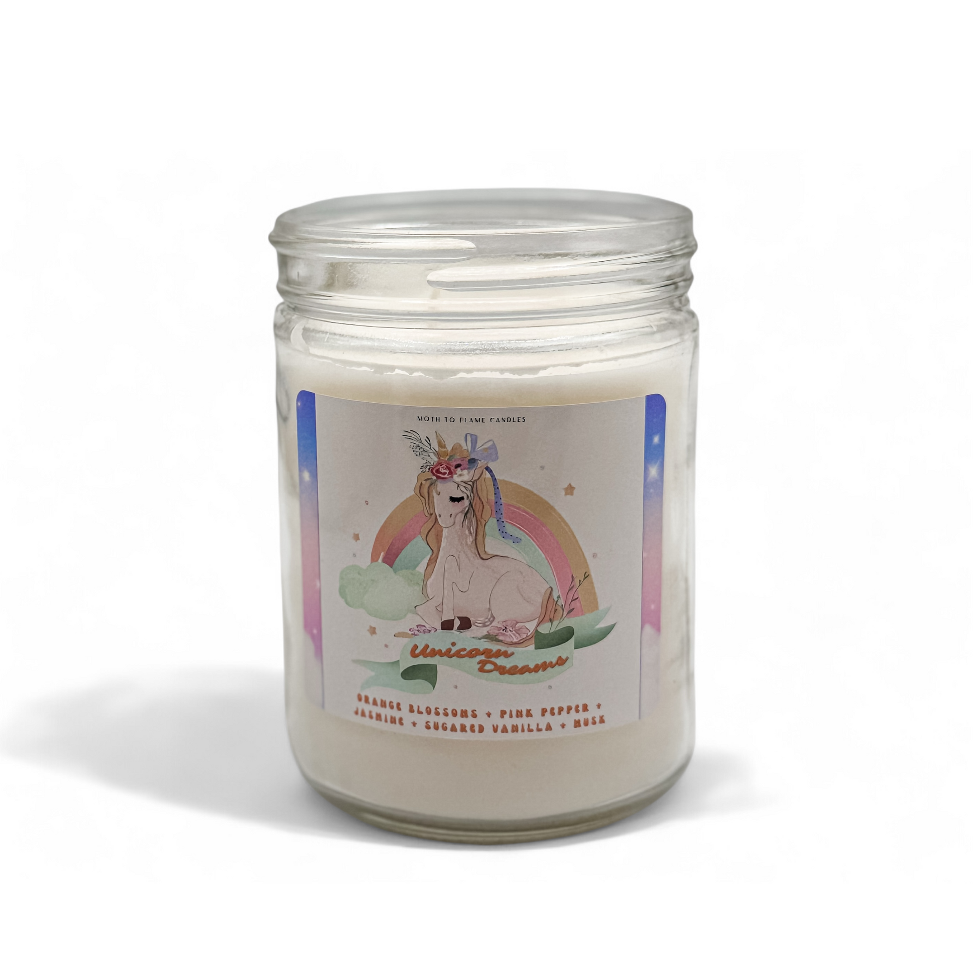 Unicorn Dreams – 7 oz Candle Moth to Flame Candles