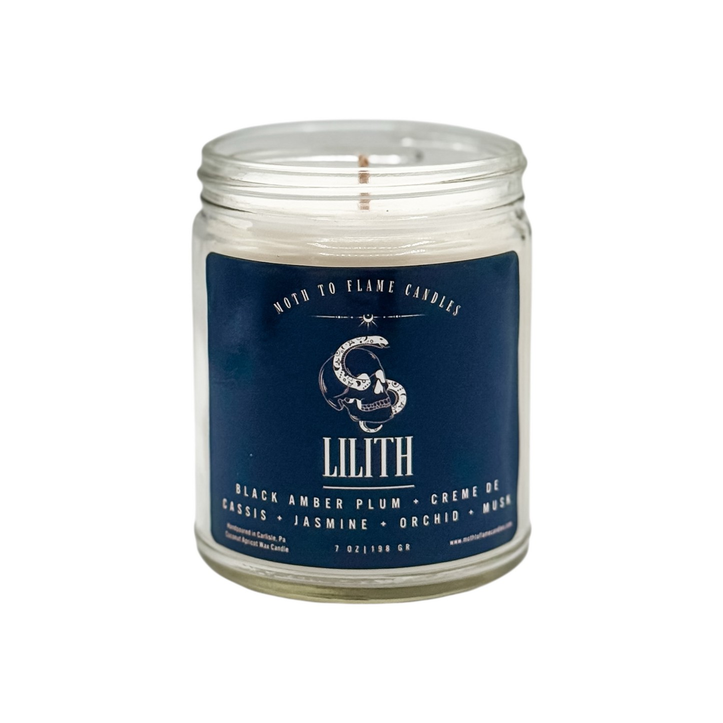 Lilith - 7 oz candle Moth to Flame Candles