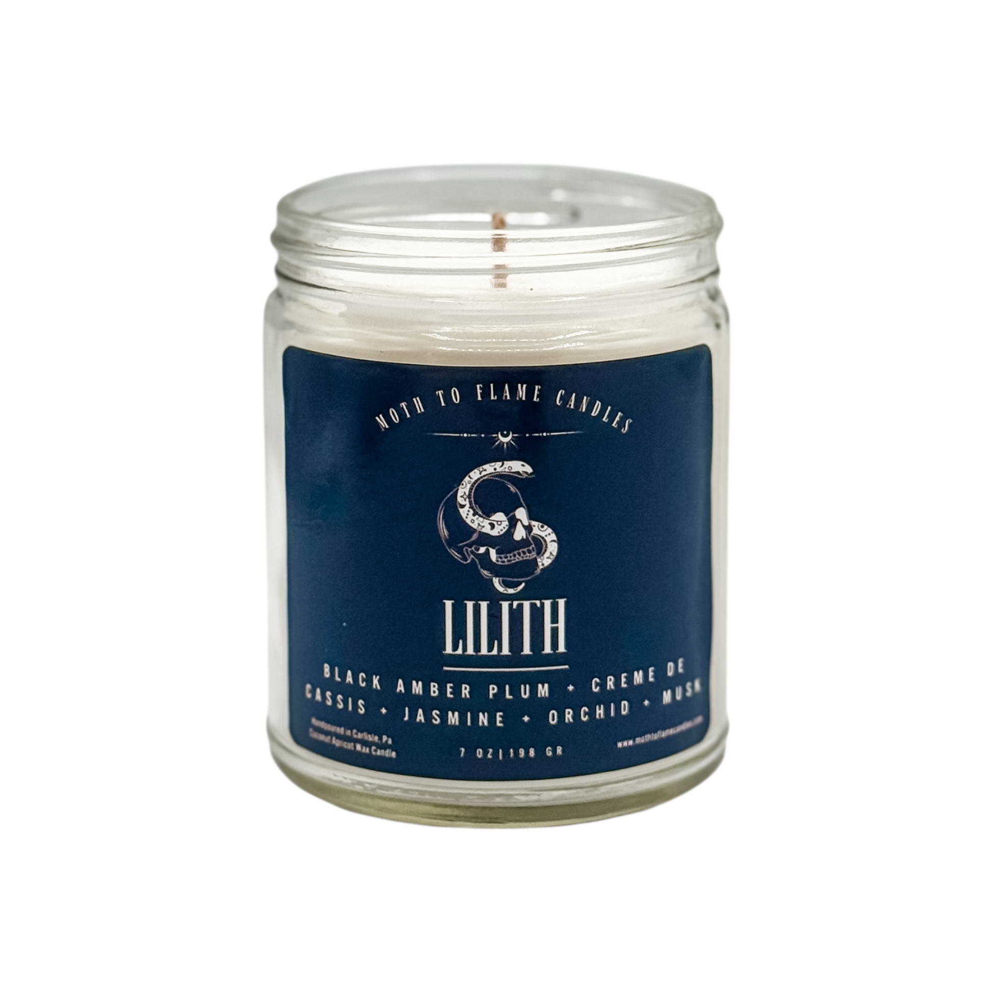 Lilith - 7 oz candle Moth to Flame Candles