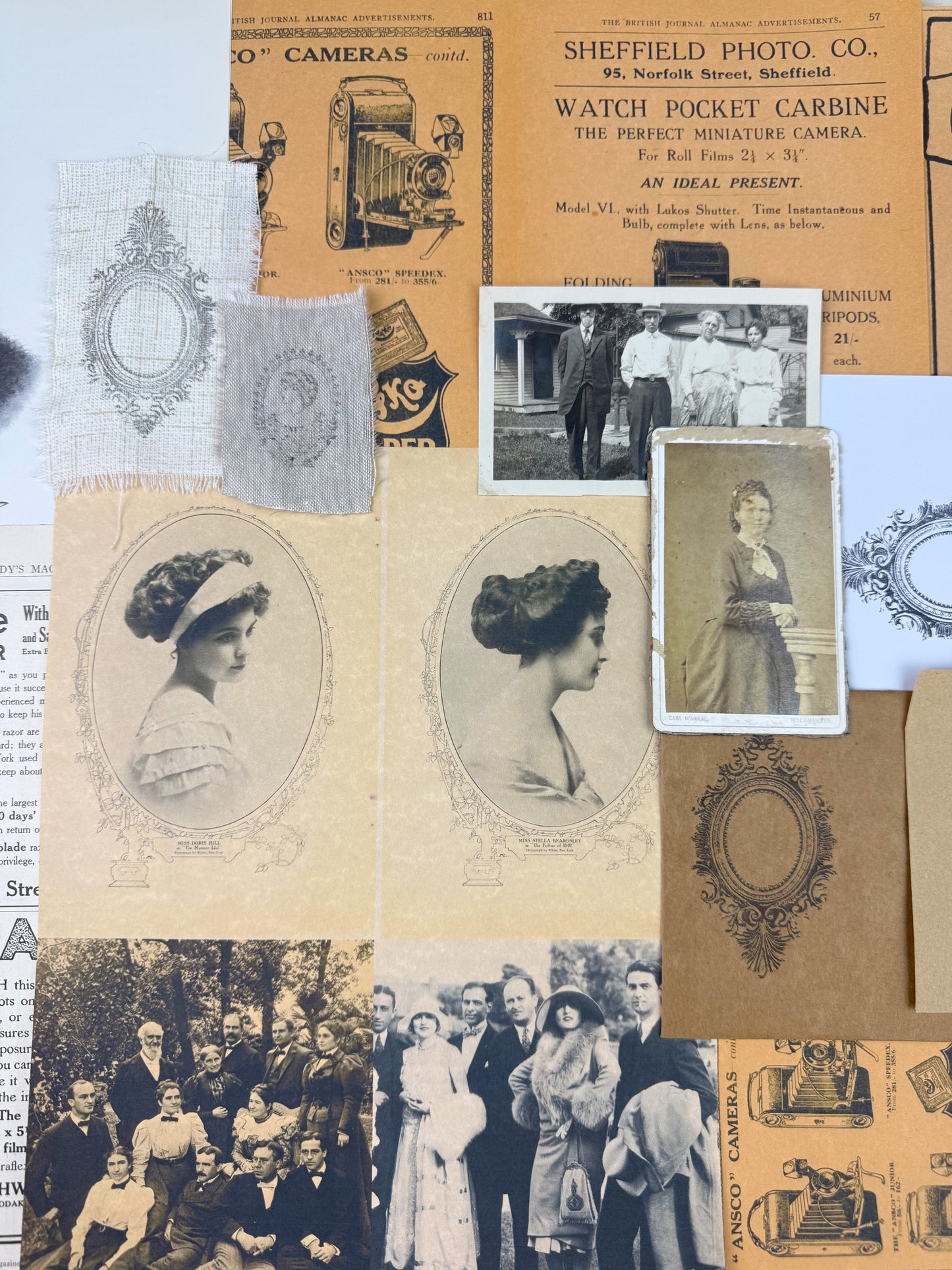 Portrait Ephemera Kit A House of Books