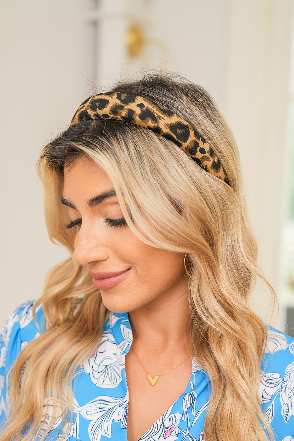 Thai Curry Leopard Print Headband