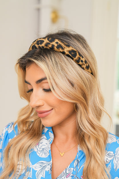 Thai Curry Leopard Print Headband