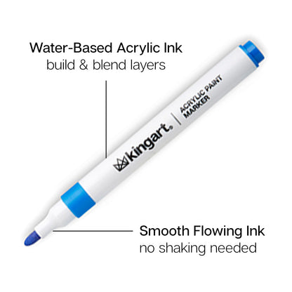 Acrylic Paint Markers - 24 Colors