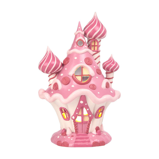 10" LED Pink Candy Castle by December Diamonds Quirks!