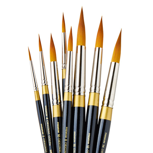 Original Gold® 9020 Ultra Round™ Brushes 8 pc
