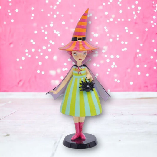 10in Witch with Orange Hat by December Diamonds Quirks!