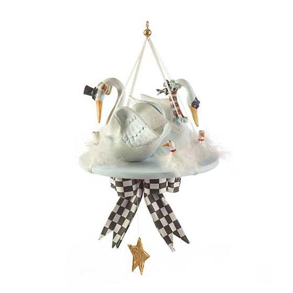 12 Days 7 Swans a-Swimming Ornament by Patience Brewster Quirks!