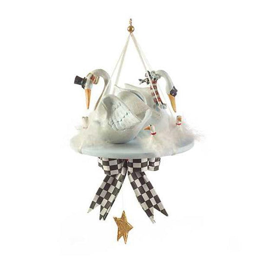 12 Days 7 Swans a-Swimming Ornament by Patience Brewster Quirks!