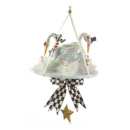 12 Days 7 Swans a-Swimming Ornament by Patience Brewster Quirks!