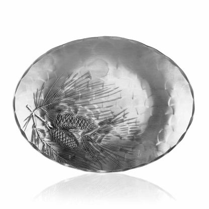 Evergreen Small Oval Dish Wendell August Forge